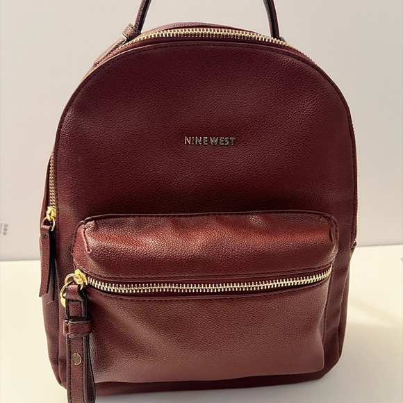 Nine West Handbags - Nine West Maroon Backpack